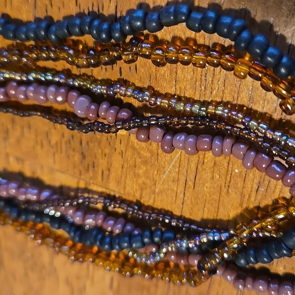 Vintage Multicolor Beaded Necklace